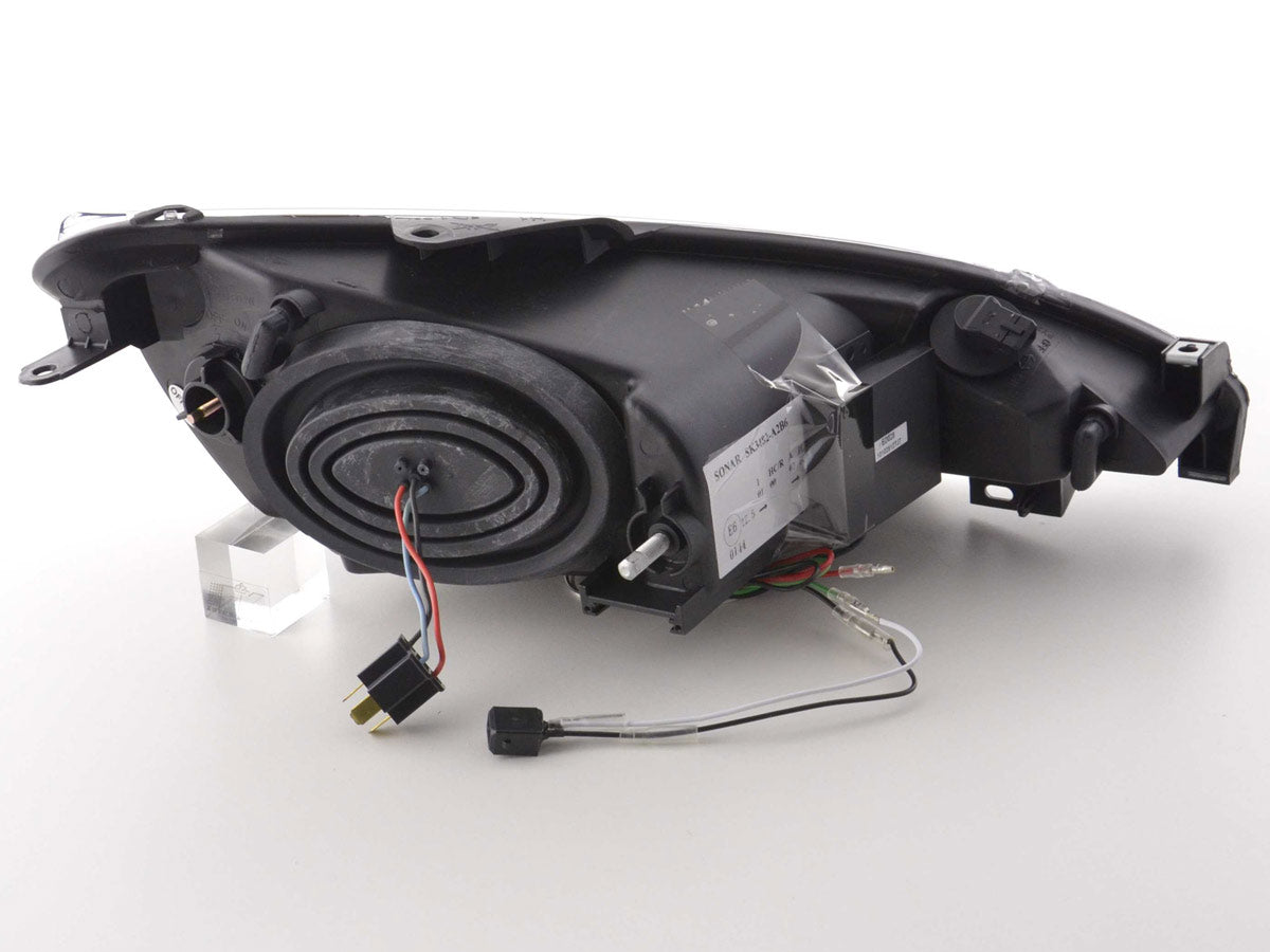 Scheinwerfer Set Daylight LED Tagfahrlicht Peugeot 206 Typ S16 98- chrom Scheinwerfer Set Daylight LED Tagfahrlicht Peugeot 206 Typ S16 98- chrom